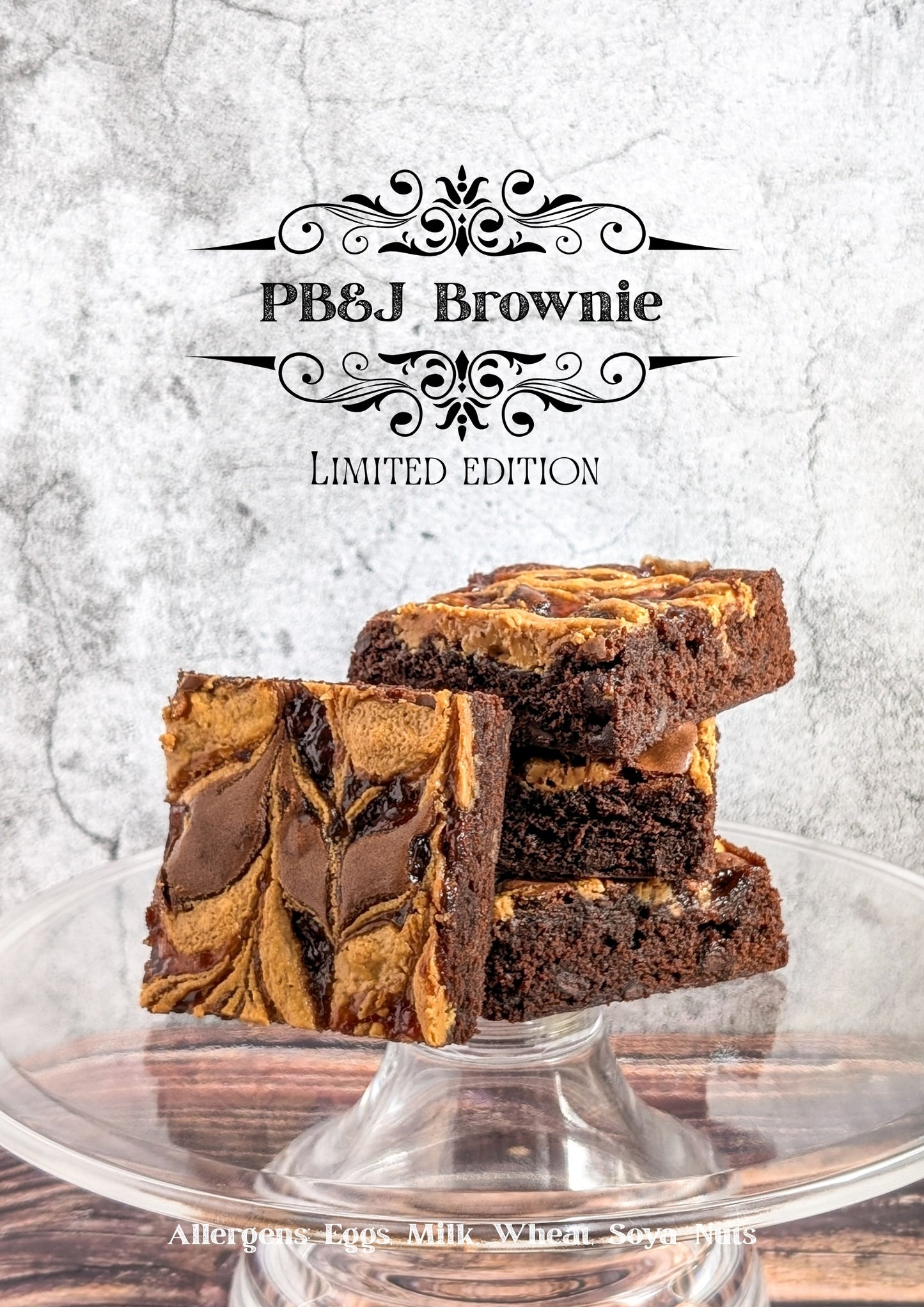 PB&J Brownie - 2 pieces