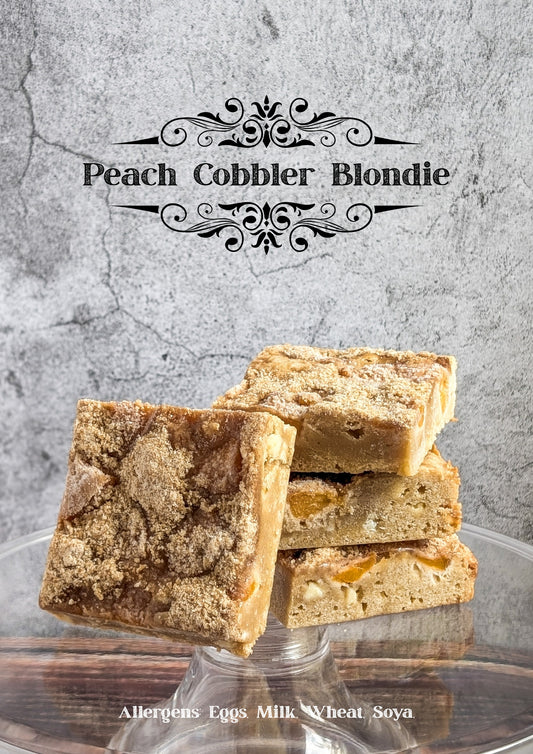Peach Cobbler Blondie - 2 pieces